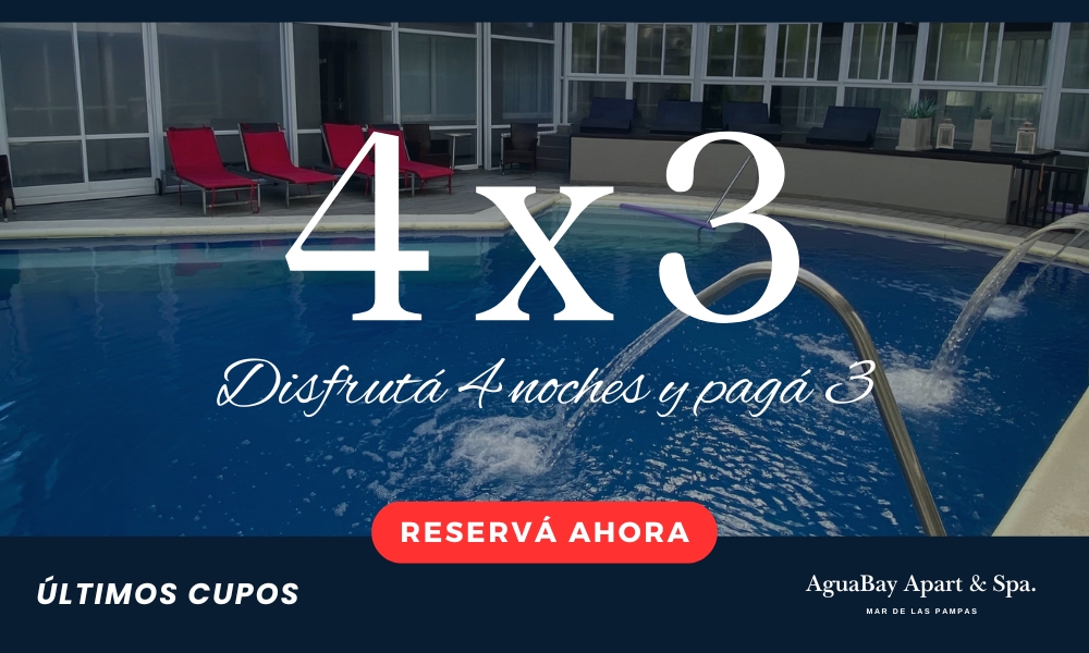 4x3 en AguaBay Apart & Spa Mar de las Pampas
