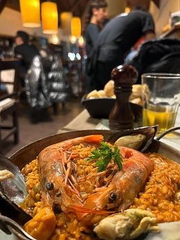 Detalle de gastronomía en Mar de las Pampas